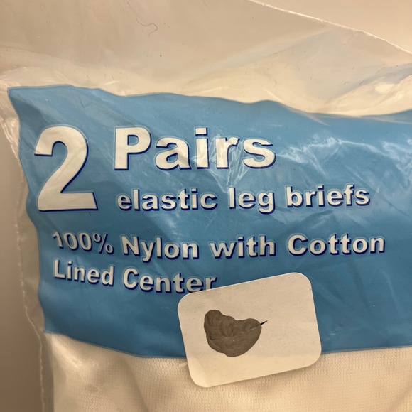 Dixie Belle Ladies Nylon Briefs Size 13 100% Nylon 2 Pairs Per Package (2 pkgs) - Picture 2 of 10